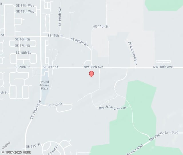 Location Map: 5430 NW 38th Ave Camas, Washington 98607